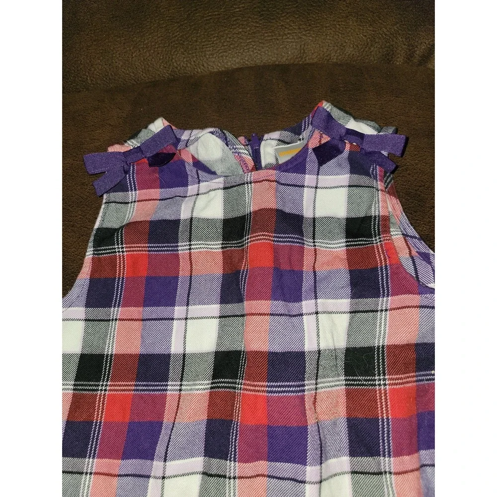 Gymboree winter‎ penguin plaid dress size 9